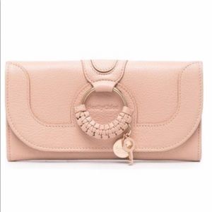 See By Chloe Hana Long wallet pink